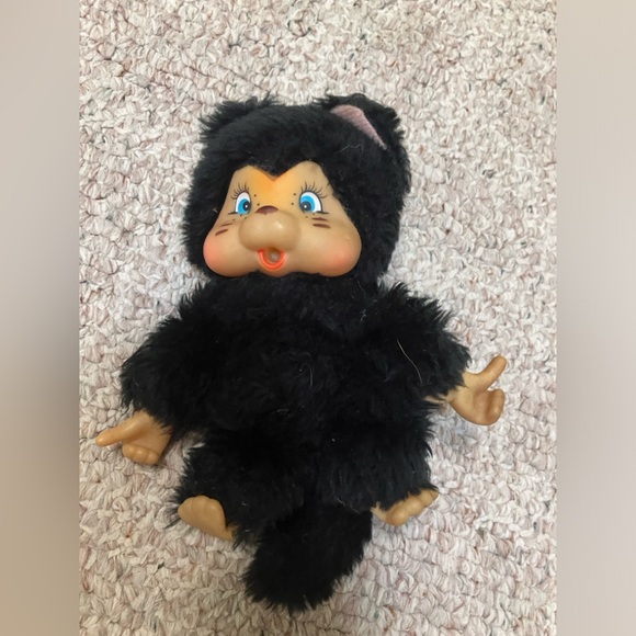 Monchhichi Figure vintage cat